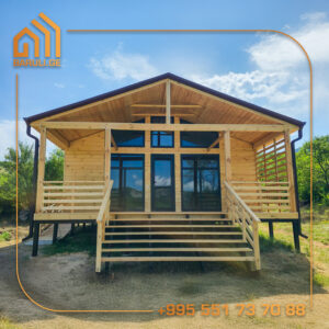 Read more about the article ხის ეკო-კოტეჯი ჩაჩუბეთში, კასპის რაიონი – 87 კვ.მ